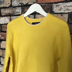 ZARA イエロー ニットセーター 長袖 S