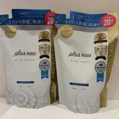 plus eau プリュスオー シャンプー　トリートメント つめかえ　20%増量のサムネイル