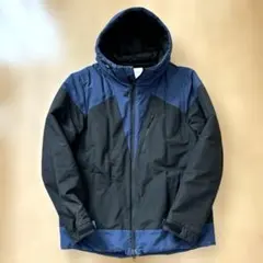 THE SHOP TK ダウンジャケット ブラック×ネイビー XLサイズ