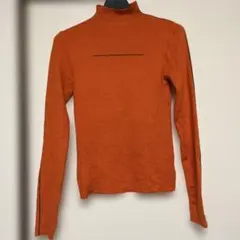 ミカーレミカーレMICALLEMICALLE オレンジ タートルネック セーター