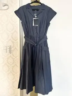 新品タグ付き　ジャスグリッティー　デニム風ベルテッド　シャツワンピース