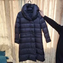 ブラック ダウンジャケット Mサイズ フード付き