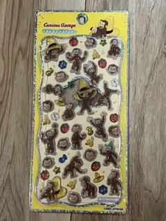 Curious George プチドロップステッカー　おさるのジョージ
