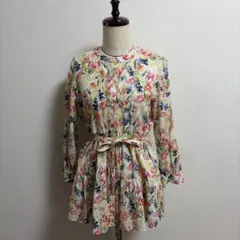 新品セール】 King Kong（キングコング） 花柄 夏 長袖ワンピース 