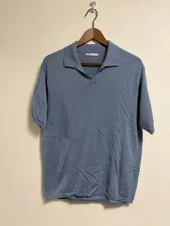 ZARA ブルーポロシャツ XL