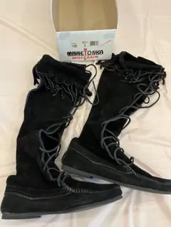 MINNETONKA ブラック ロングブーツ