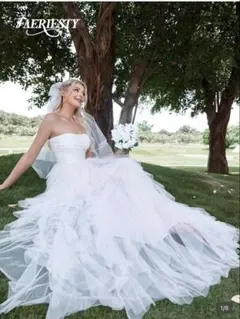 SHEIN FAERIESTY ウェディングドレス JP-M(XS)