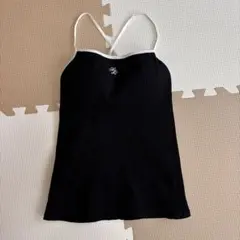tutu anna カップ付きキャミソール ブラック Lサイズのサムネイル