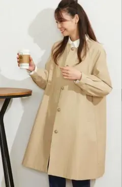 Golden Bear White Label ベージュノーカラーコートのサムネイル
