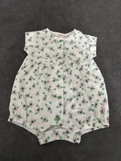 ベビー服59 60 cm 花柄カバーオール