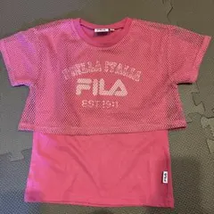 FILA ピンク メッシュ Tシャツ 120サイズのサムネイル