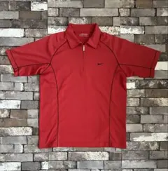 Nike Golf Dri-FIT レッドポロシャツ M