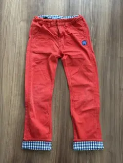 ④ MIKI HOUSE ロングパンツ 140cm レッド
