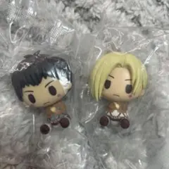 一番くじ 進撃の巨人 G賞 ちょこのっこ アニ・レオンハート エレン・イェーガー