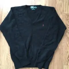 ポロラルフローレン　ラムウールＶネックセーター　　＃Ｂ