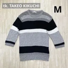 tk. TAKEO KIKUCHI ニットトップス　七分袖　メンズ　Mのサムネイル