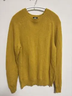 UNIQLO マスタード 長袖ニットセーター Ｍサイズ
