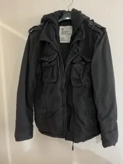 ⚫︎ AMERICAN EAGLE OUTFITTERS フード付ジャケット 黒のサムネイル