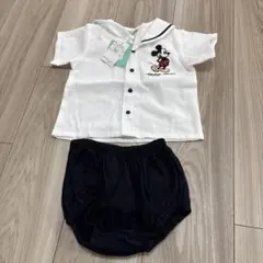 Disney ミッキー セーラー風 セットアップ 80cmのサムネイル