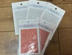 ラインストーンシール 5パックセット