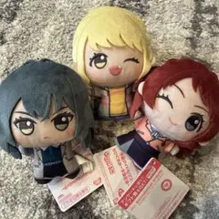 学園アイドルマスター ちびぐるみ　花海咲季　月村手毬　藤田ことね　3種セット