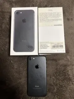 Apple iPhone 7 ブラック 本体 箱付き