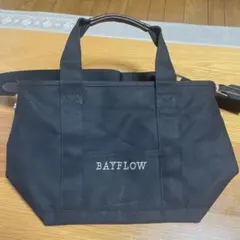 BAYFLOW 黒 トートバッグ　お値引きしました