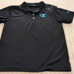 Champion ポロシャツ ブラック 半袖Mサイズ