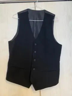 ブラック スーツベスト EUR 48 L〜LL