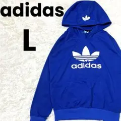 90s 　adidas アディダス　パーカー　プルオーバーパーカー　L