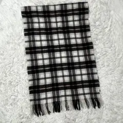 ブルーレーベル　クレストブリッジ 大判マフラー チェック柄