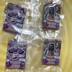 アイカツ！だれでもアイドル活動アクリルチャーム3 紫吹蘭 ガチャガチャ 4点