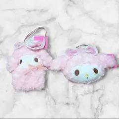 【新品未使用タグ付き】マイメロディ　ロリータシリーズ　ポーチ　スマホバッグ