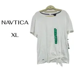 NAVTICA タイフロントTシャツ ホワイト　XLサイズ