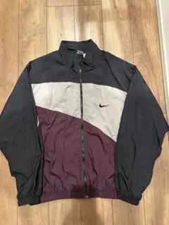 90s ナイキ　ナイロンジャケット　XL ドルマンスリーブ　オレンジタグ