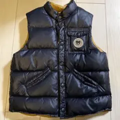 ミキハウスダブルB リバーシブルダウンベスト　130 黒
