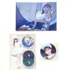 NiziU マユカ BlueMoon アクスタ 缶バッチ クリアカード