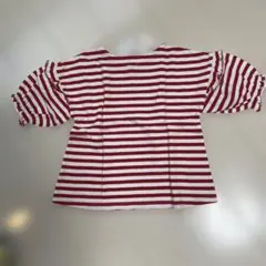Ocean&Ground 赤と白のストライプ Tシャツ 150cm