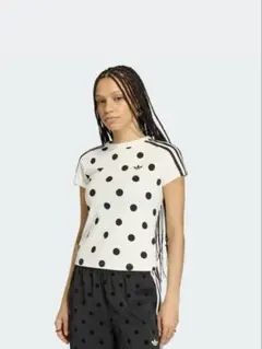 2026年最新】adidas 柄・デザイン：ドット レディース 半袖(Tシャツ) T