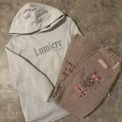 トレーナー　デニム　セット