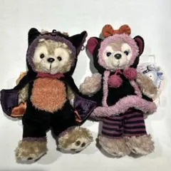 新品タグ付き　2013年　ハロウィン　ぬいぐるみバッジ　ダッフィー　シェリーメイ