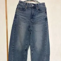GU ワイドレッグデニム　S size