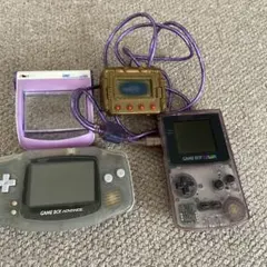 ゲームボーイアドバンスとゲームボーイカラーヨーカイザージャンク品セット