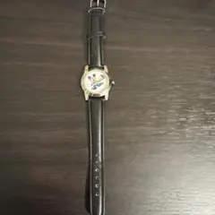 ミッキーマウス 腕時計 クォーツ 本革
