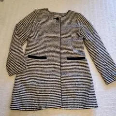 ロング ノーカラージャケット