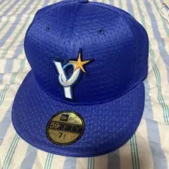 NEW ERA 59FIFTY キャップ 青 7 3/4 NPBマークあり