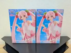 桜ミク フィギュア BANPRESTO EVOLVE 2個セット