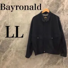 【美品】Bayronald LL ナイロンジャケット ジャンパー ネイビー 紺