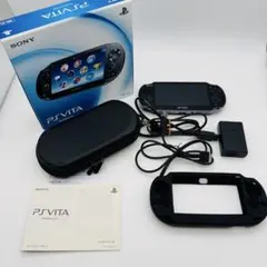 【超美品】PS Vita PCH-1000 ブラック　箱付き