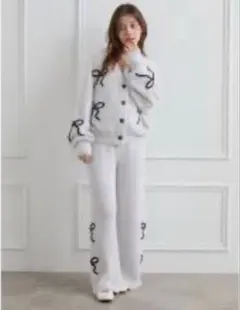 ジェラートピケ ラメフェザー上下セット ピンク サイズ F 未開封 タグ